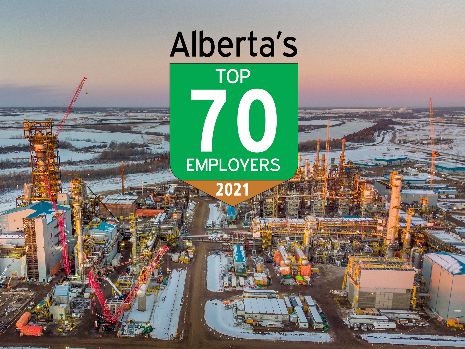 Alberta's top employer Inter Pipeline. Heartlands site in Alberta.